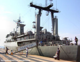 La nave comando ucraina Slavutich U 510 (Foto Autore)